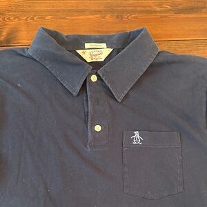 Original Penguin Men's Dark Blue Polo Shirt